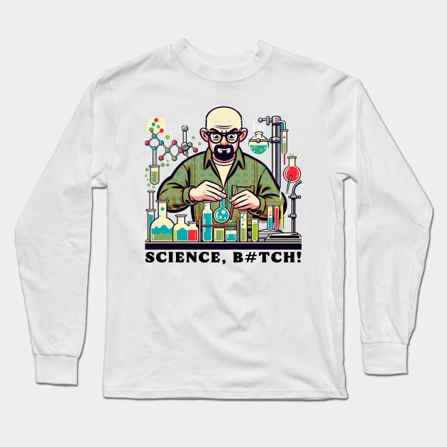 Mr.Whites Science Rules Long Sleeve T-Shirt by notthatparker